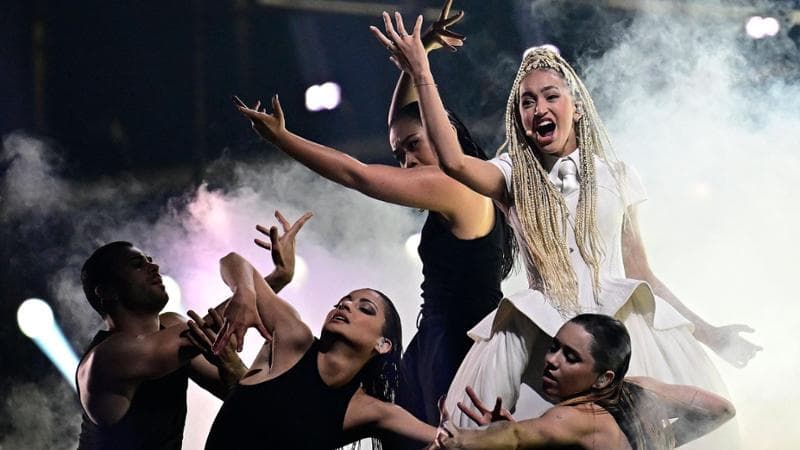 La cantante francese Monroe all'Eurovision