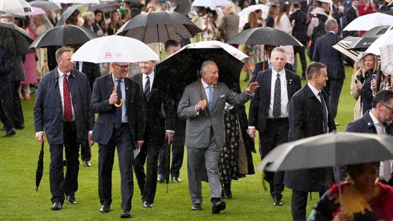 Londra, 14 maggio: re Carlo III a  Buckingham Palace