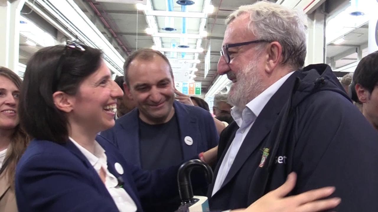 Schlein e il sindaco Lo Russo: "Non serve modificare governance del Salone". Poi l'incontro con Emiliano