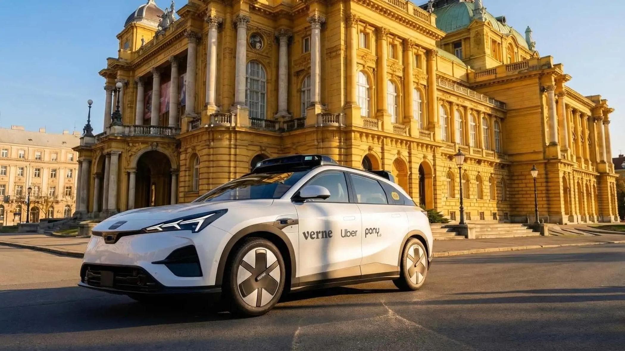 Robotaksiler Avrupa'ya varıyor. Zagreb'den başlıyoruz ve Çinliler işin içine giriyor: işte böyle