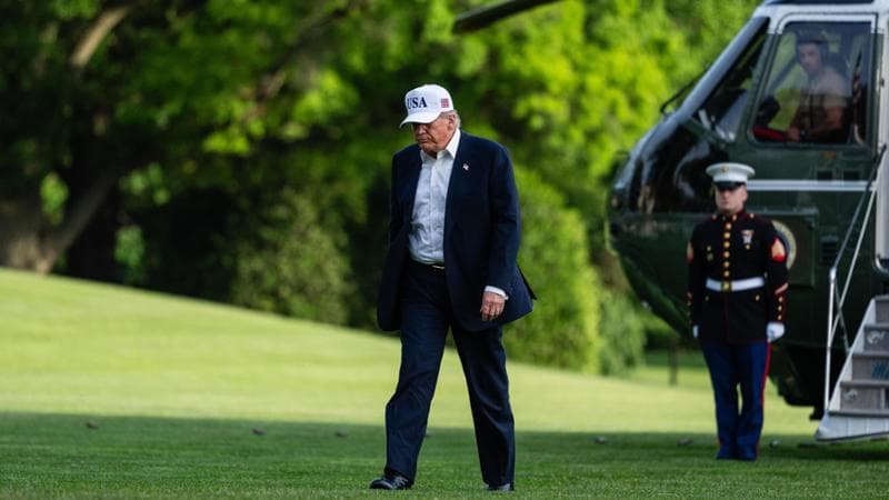 Washington, 15 maggio: Donald Trump alla Casa Bianca