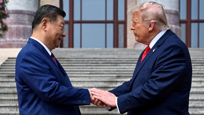 Pechino, 14 maggio: Xi Jinping e Donald Trump