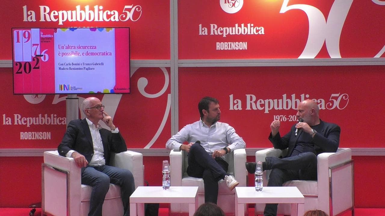 "Un'altra sicurezza è possibile e democratica", incontro con Carlo Bonini e Franco Gabrielli
