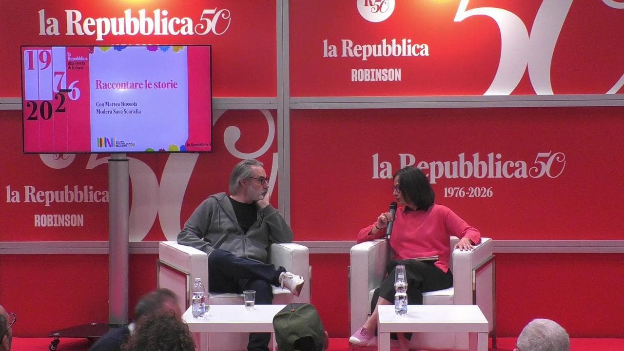 Raccontare le storie, l'incontro con Matteo Bussola al Salone del libro