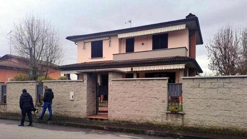 La villetta della famiglia Poggi a Garlasco
