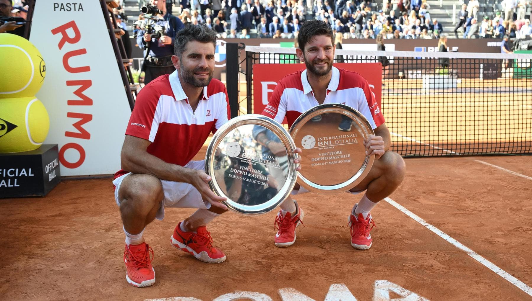 Bolelli e Vavassori, doppio nella storia: prima coppia italiana a vincere agli Internazionali