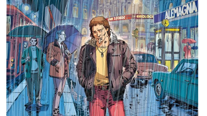 Tavola dal fumetto di Vasco Rossi
