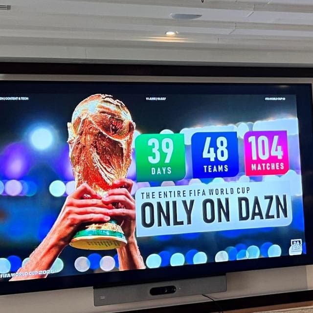 Dazn, Mondiali senza sosta: 104 partite e 16 ore di diretta al giorno