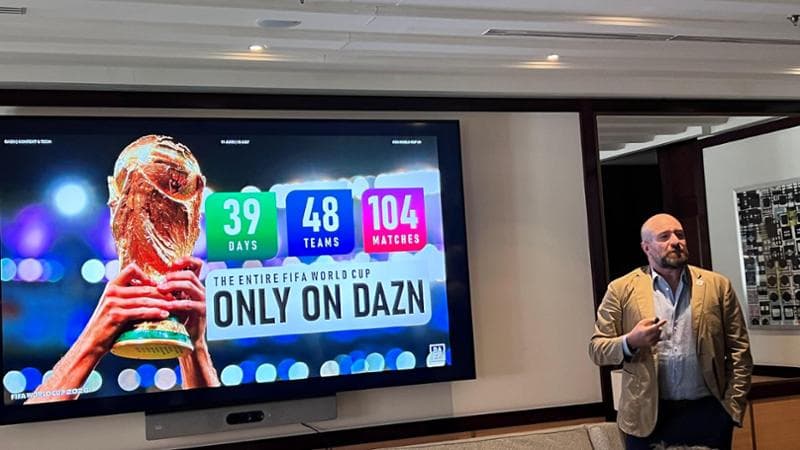 Dazn, Mondiali senza sosta: 104 partite e 16 ore di diretta al giorno