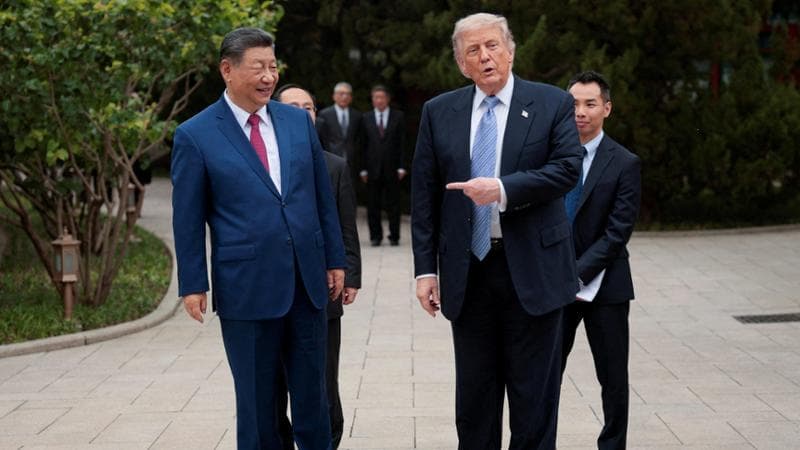 Pechino, 15 maggio: Xi Jinping e Donald Trump