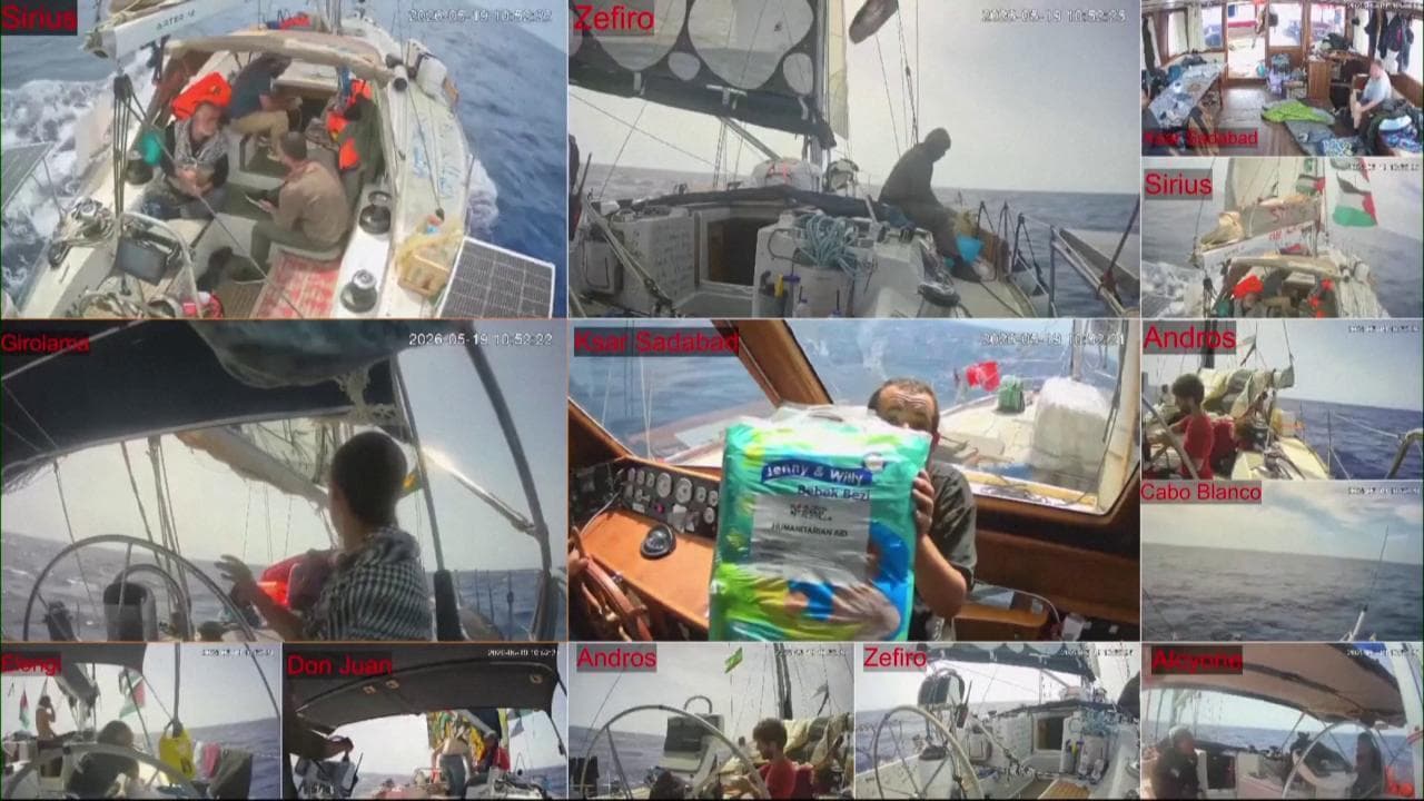 Flotilla per Gaza, la missione continua: dieci barche restano in rotta dopo il blitz israeliano