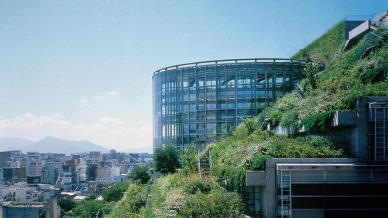 Emilio Ambasz, Fukuoka, Giappone (foto Emilio Ambasz & Associates)