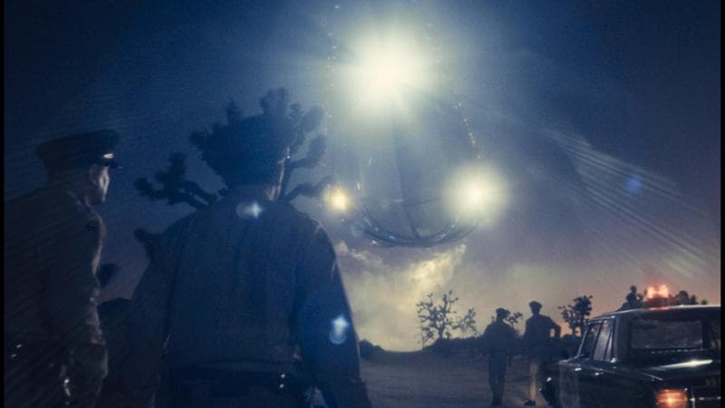 Una scena di Disclosure Day, con cui Spielberg torna a occuparsi dell’incontro con forme di vita aliene (© Universal Studios. All Rights Reserved)