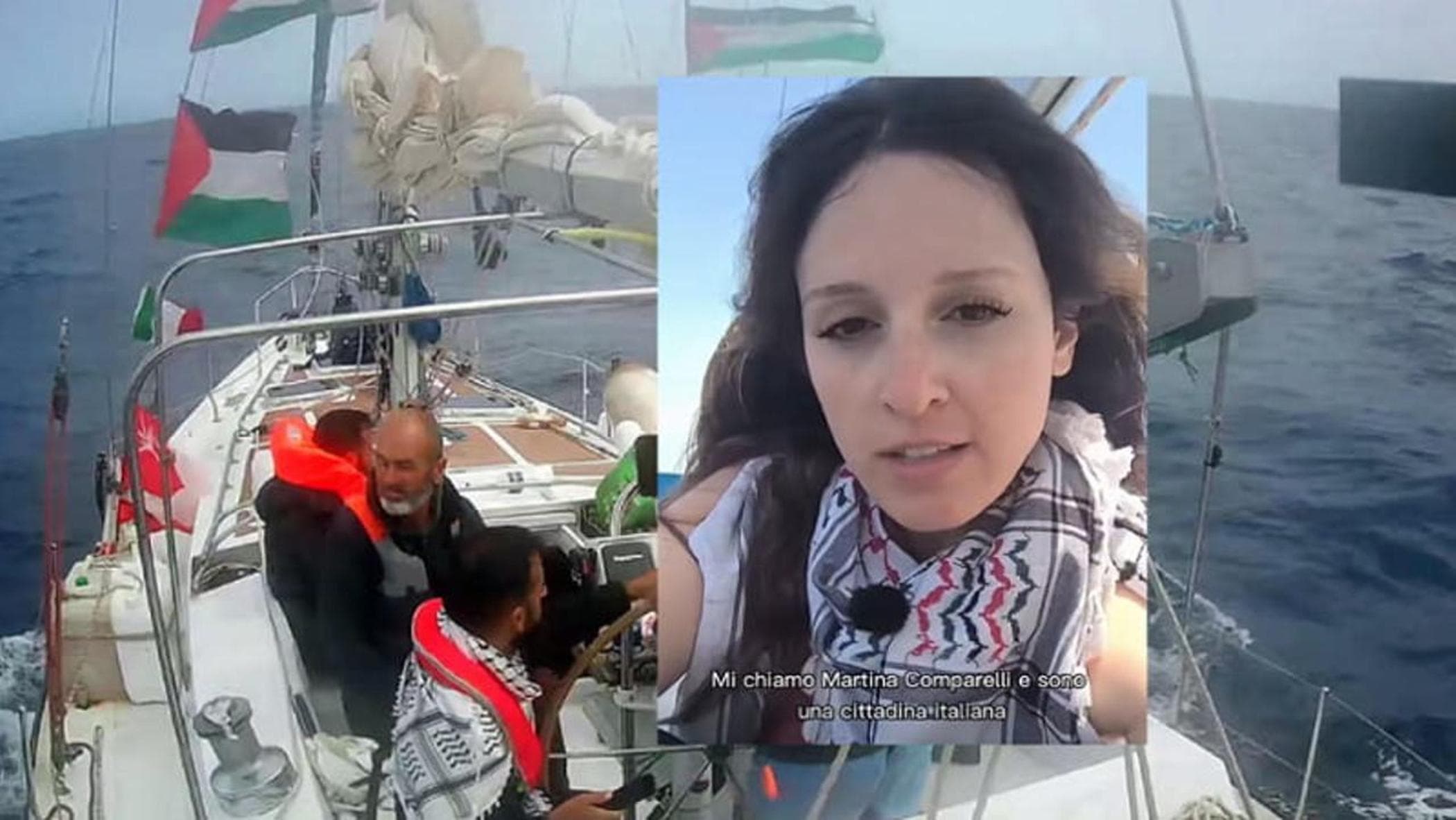 Flotilla, il compagno dell’attivista milanese arrestata Martina Comparelli: “In ansia per lei”