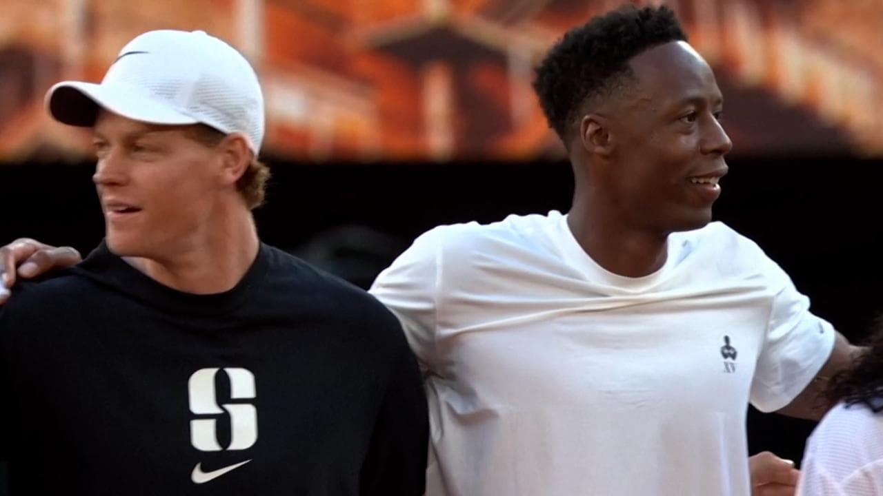 Roland-Garros: Sinner, Djokovic e la festa per salutare Gael Monfils, ultimo showman del tennis