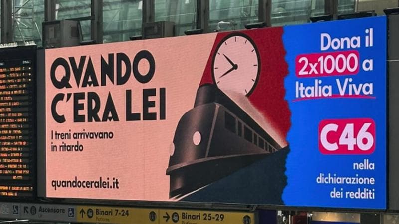 L’aforisma di Renzi è un allarme per i treni, emergenza nazionale
