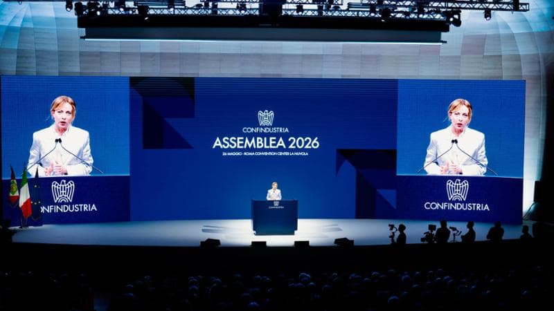 Roma, 26 maggio: l'intervento di Giorgia Meloni all'assemblea di Confindustria