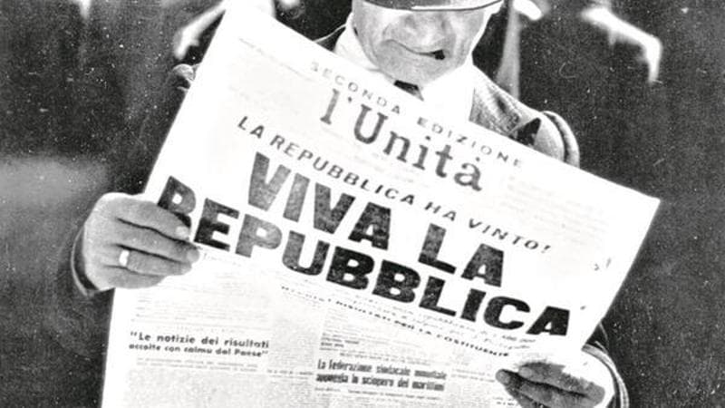 L’Italia e il trionfo della Repubblica