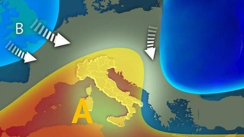Anteprima: Previsioni meteo, oggi ancora sole, ma da lunedì possibili forti temporali