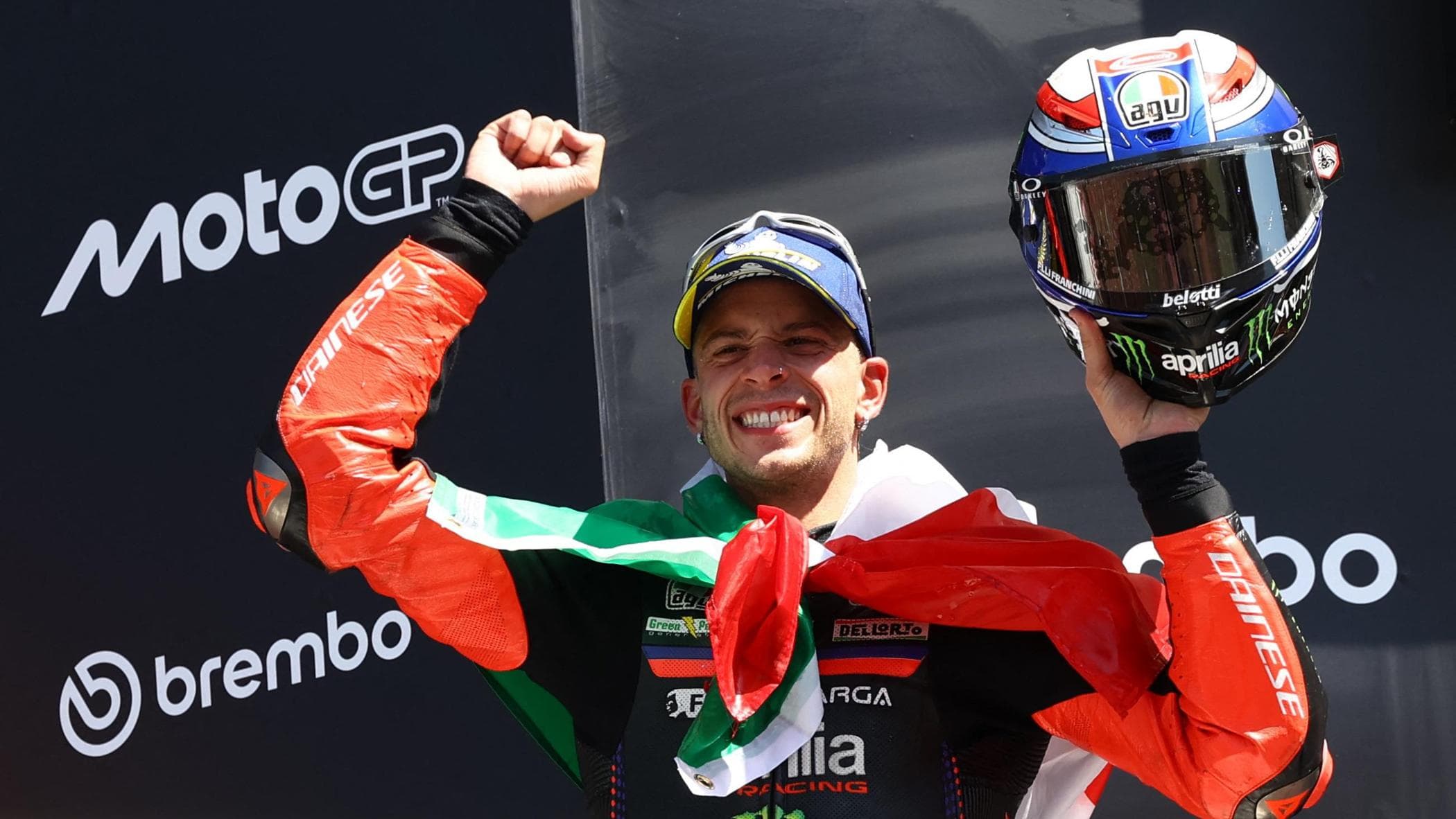 MotoGp, doppietta Aprilia al Mugello: vince Bezzecchi davanti a Martin. Bagnaia terzo