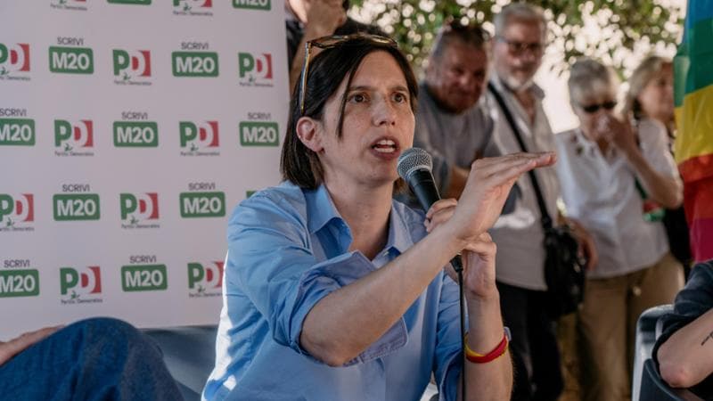Perugia, 30 maggio: la segretaria del Pd Elly Schlein