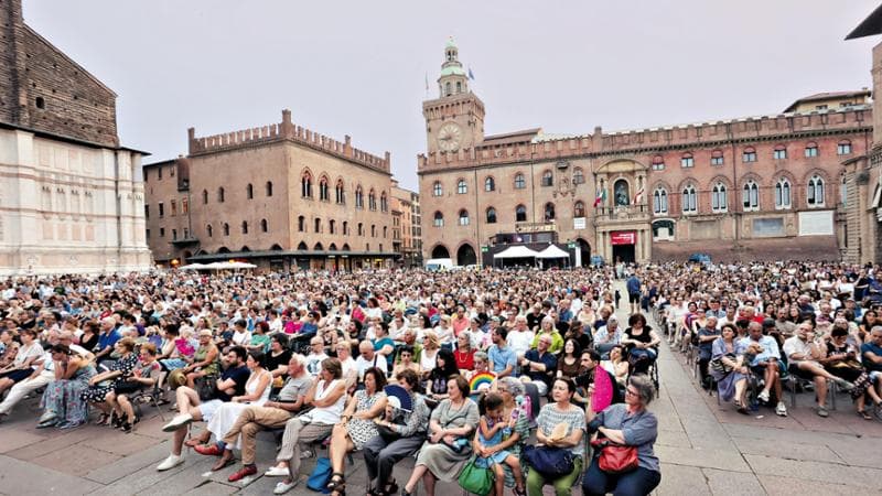 Repubblica delle idee, piazza Maggiore, Bologna&nbsp;
