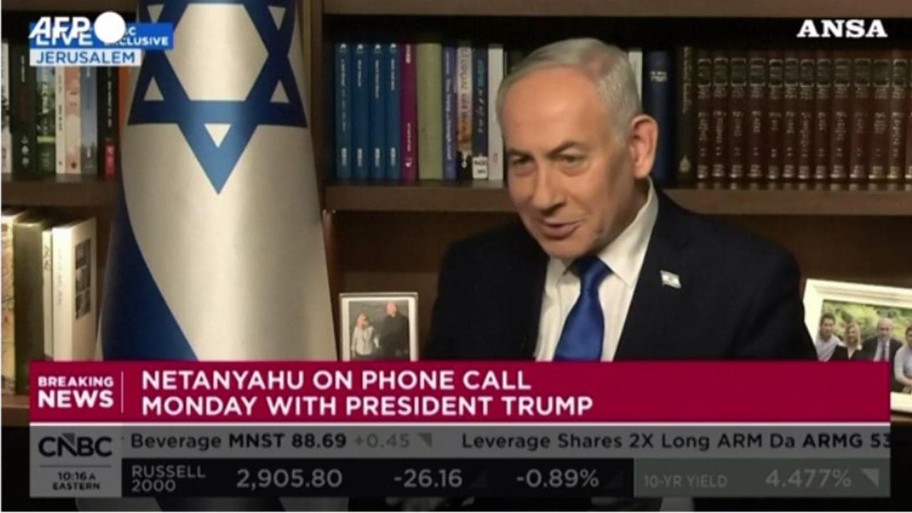 Netanyahu: "Con Trump solo divergenze tattiche, ma siamo d'accordo sui fondamentali"