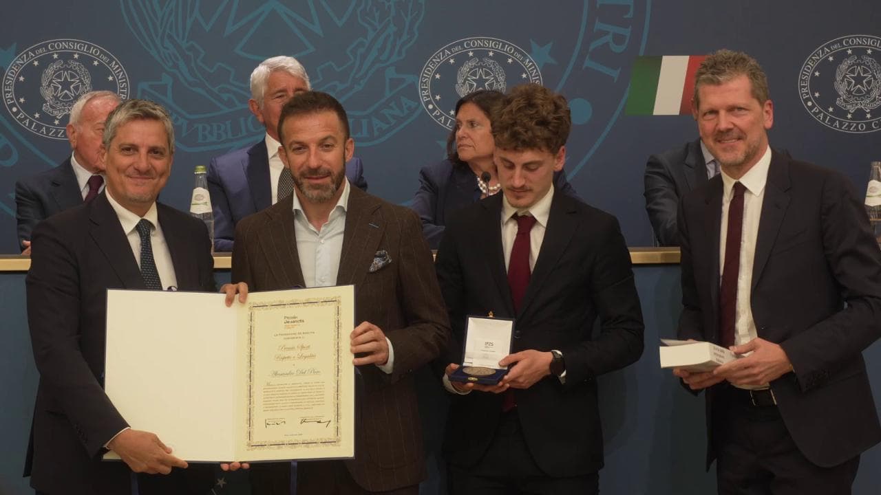 Del Piero, Brignone e le storie che hanno illuminato il Premio De Sanctis, tra sorrisi e fair play