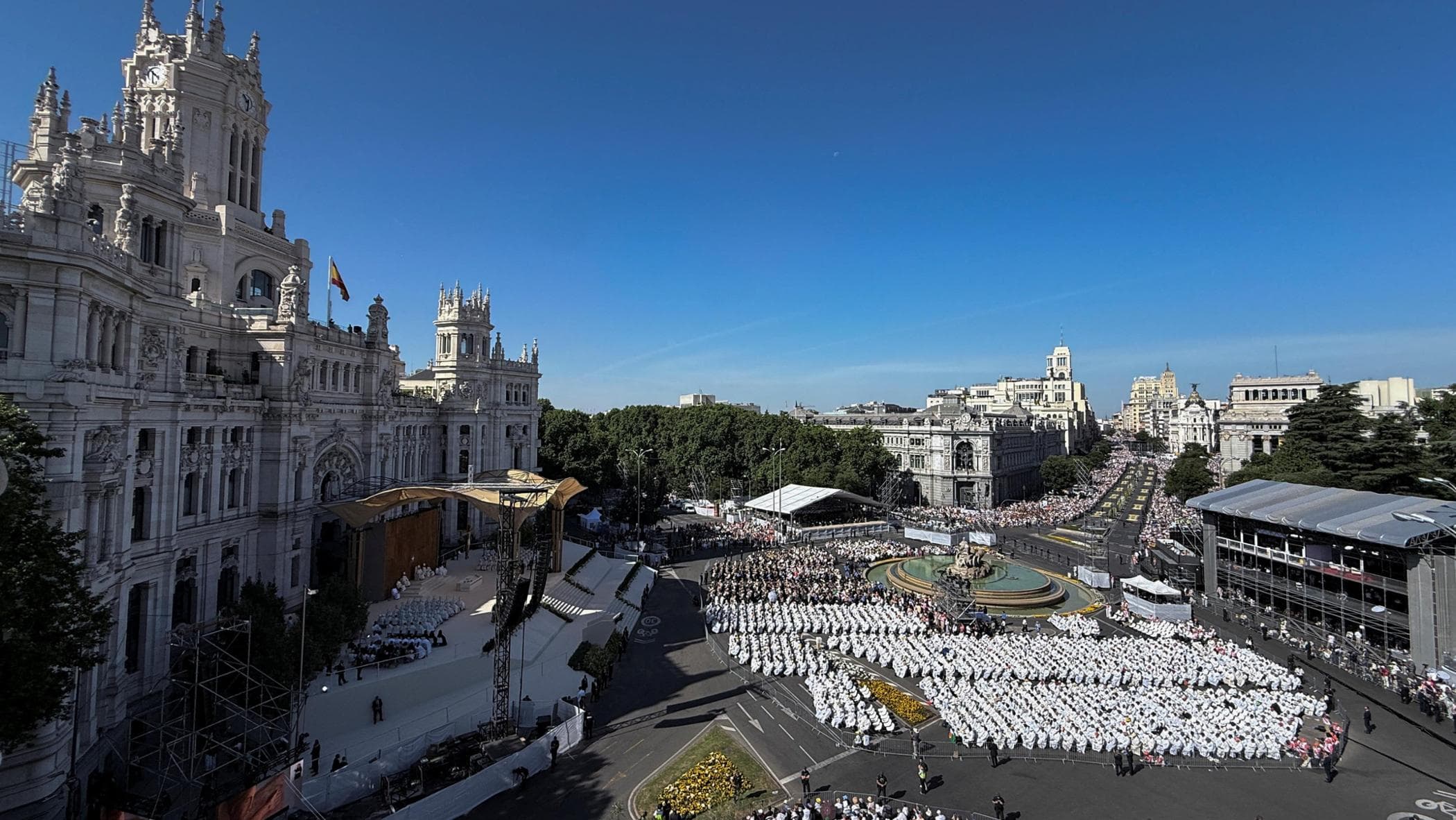 Madrid, un milione e 200mila alla messa del Papa. Leone: “La