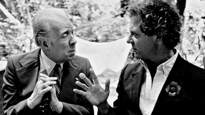 Franco Maria Ricci insieme a Jorge Luis Borges&nbsp;
&nbsp;
