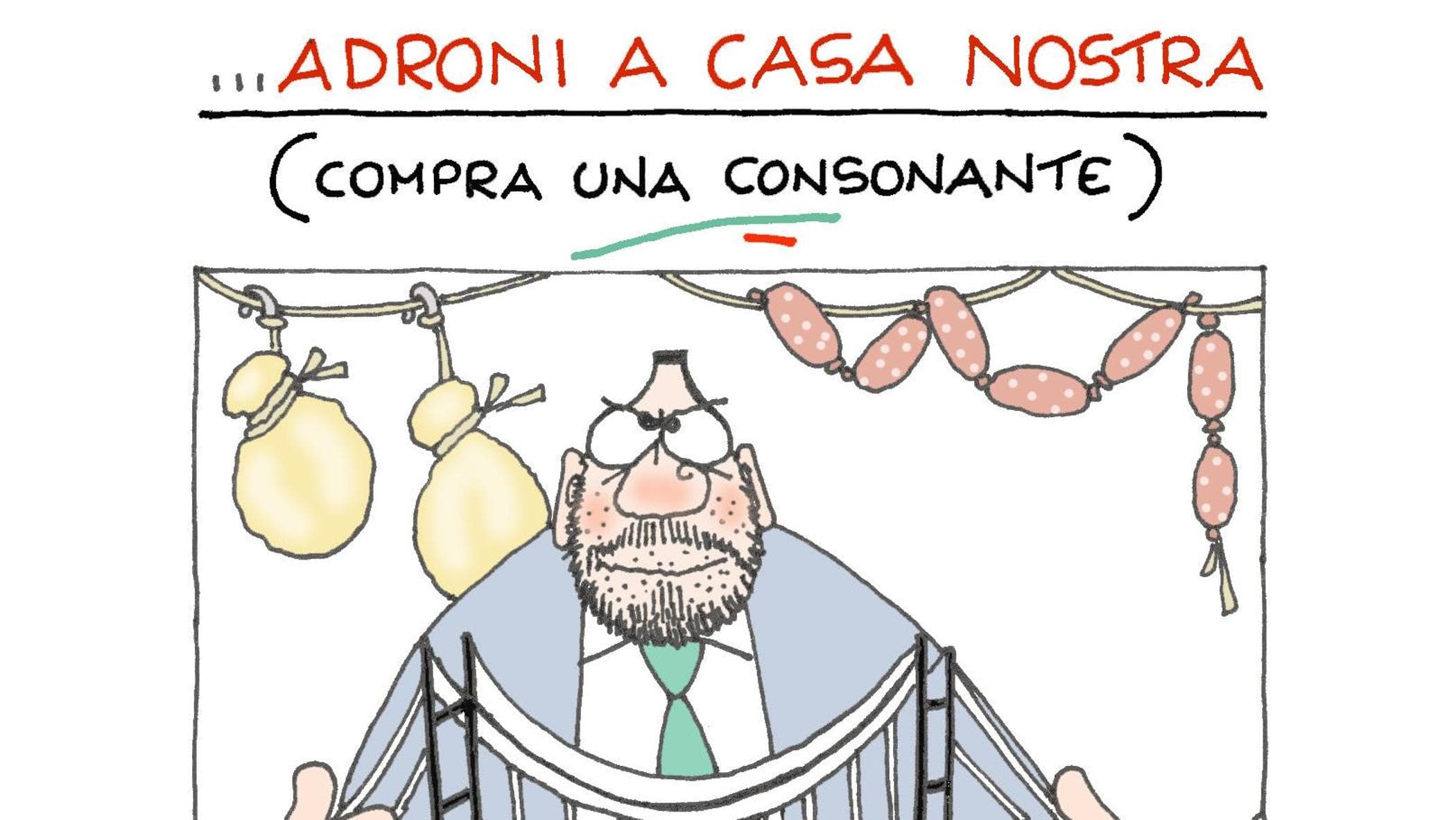 L’inchiesta sul Ponte nella vignetta di Ellekappa