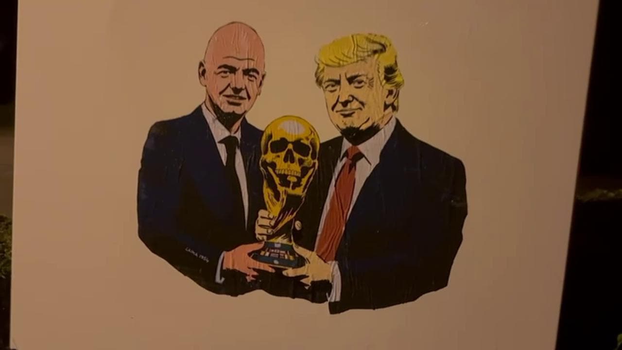 26. Dünya Kupası, Zürih'teki Laika protestosu: Trump ve Infantino “ölüm kupası” ve buz ajanlarıyla – Futbol