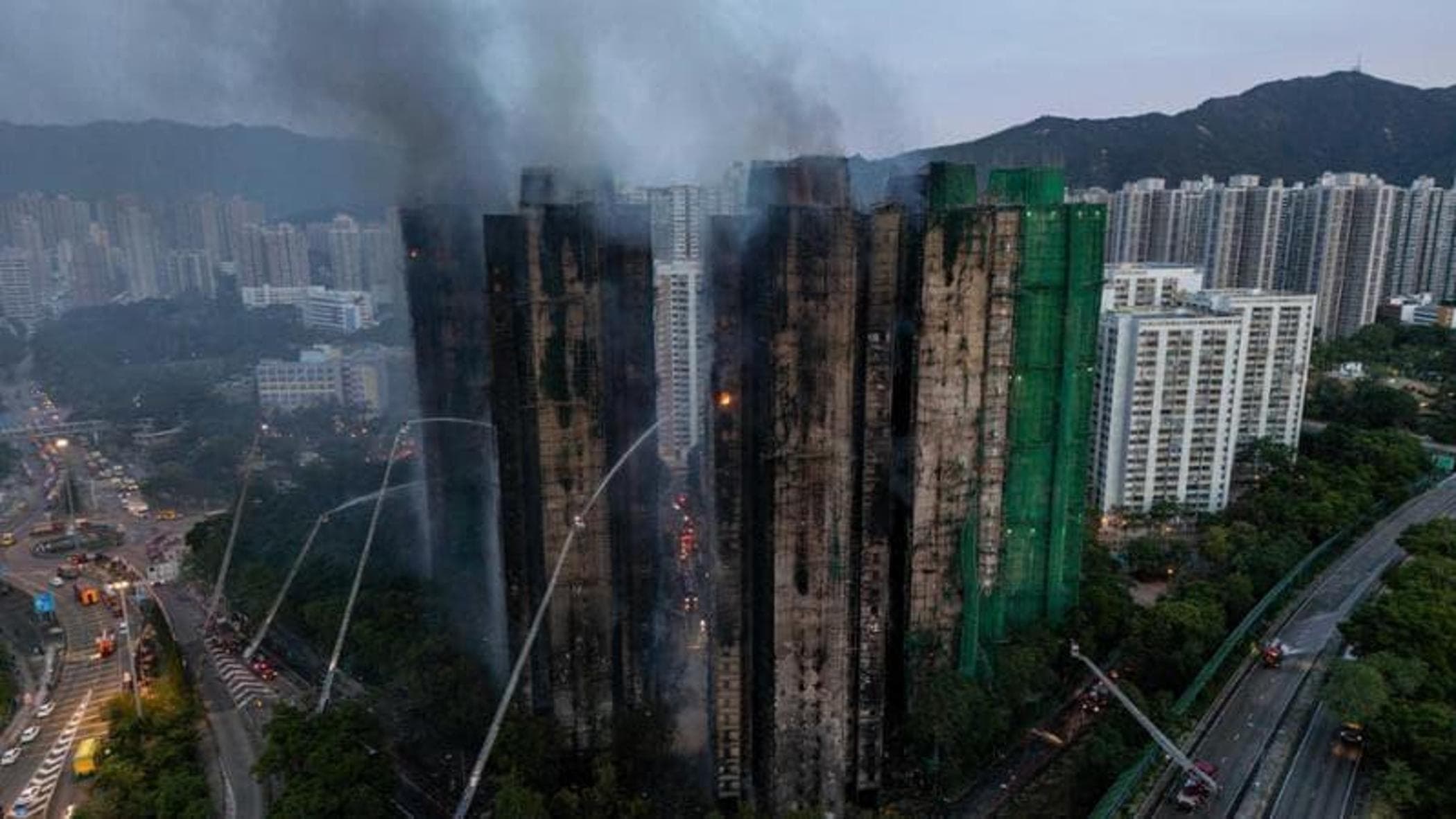 Hong Kong Yangını: 7 Kişi ve 2 Şirket Taksirle Öldürme ve Yolsuzlukla Suçlanıyor