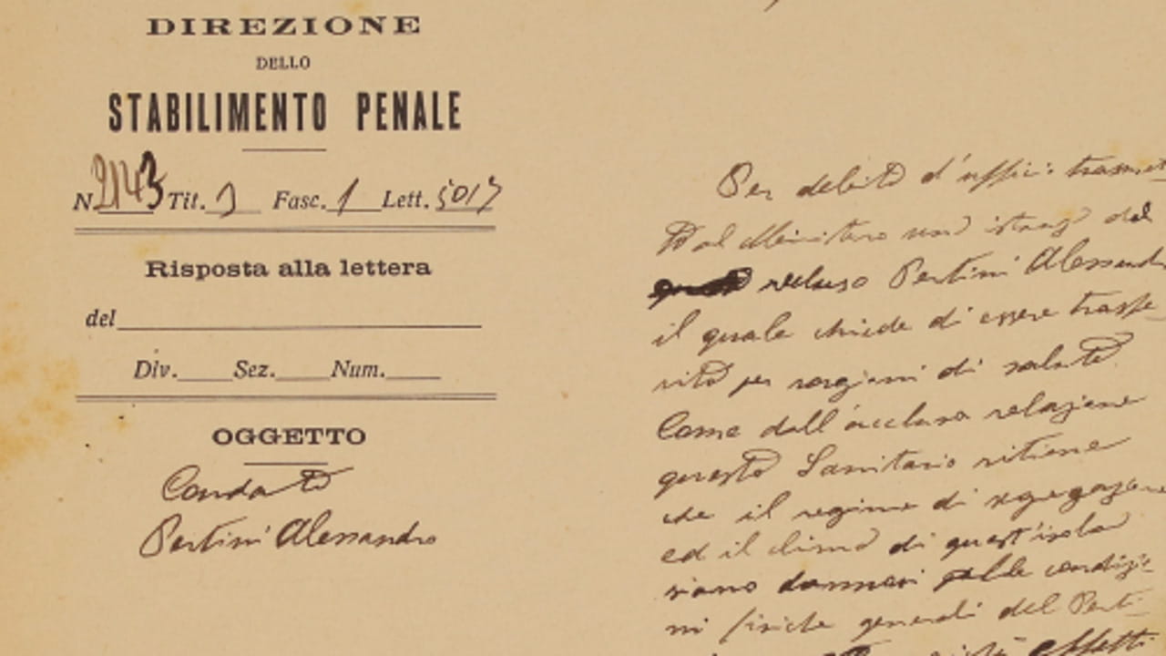 “Pertini sta male”, lettera al regime e altre storie: online le carte dal carcere di Santo Stefano 