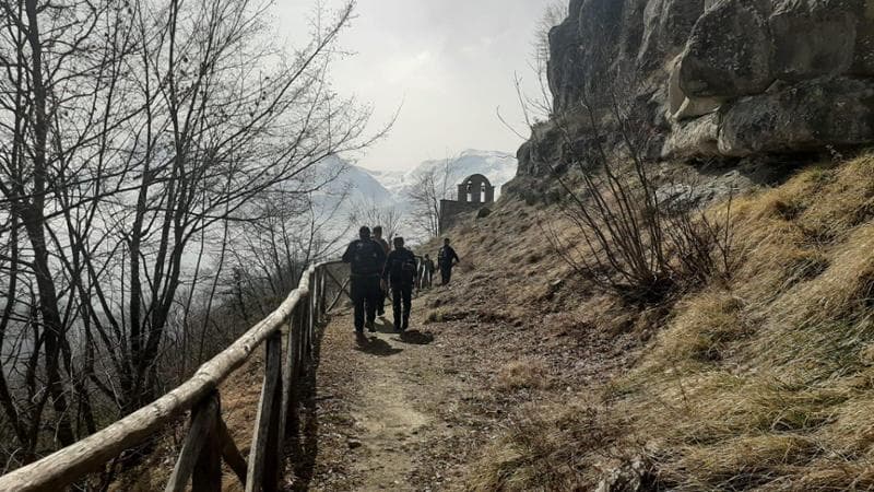Quarta tappa: verso il  santuario Madonna della Tibia
