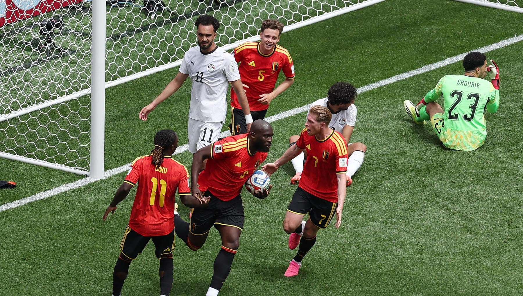 Lukaku entra è dà la scossa al Belgio: Egitto raggiunto, 1-1