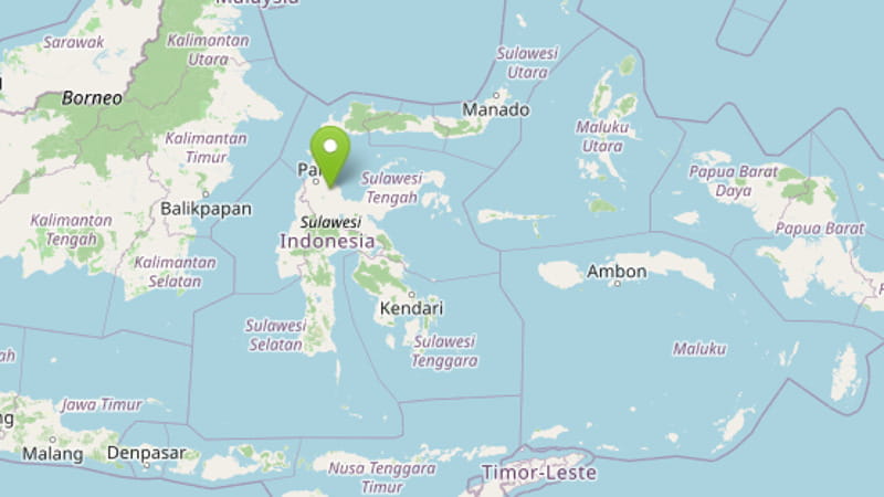 Anteprima: Terremoto in Indonesia di magnitudo 6.7: epicentro vicino a Palu