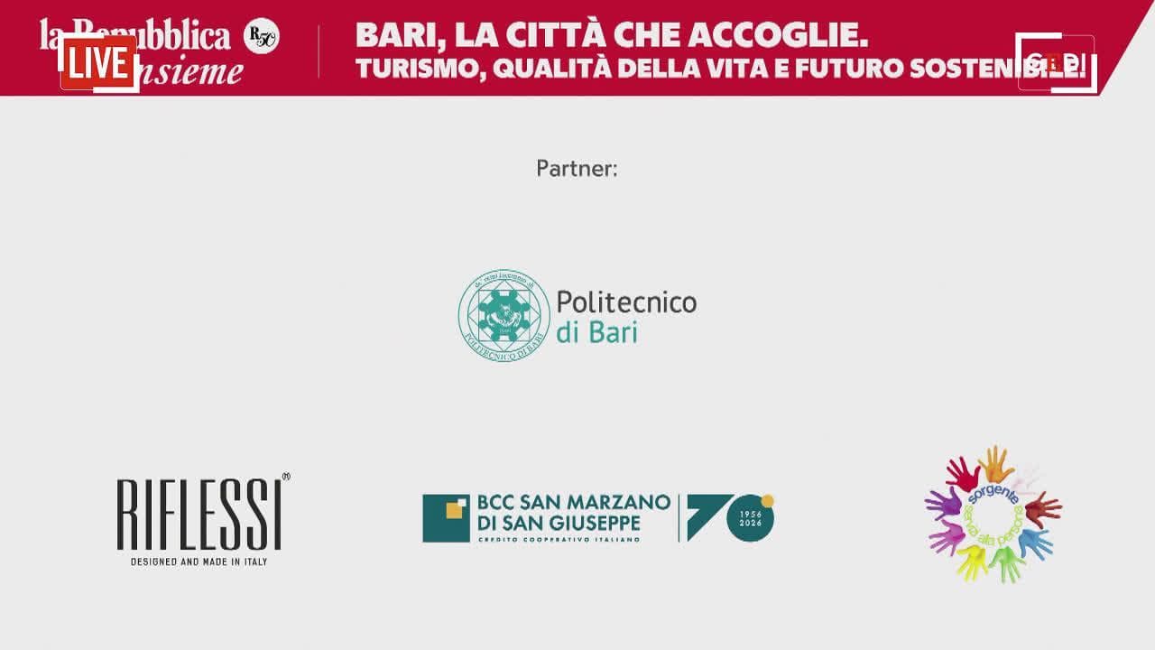 Repubblica Insieme - Bari, la città che accoglie: in diretta