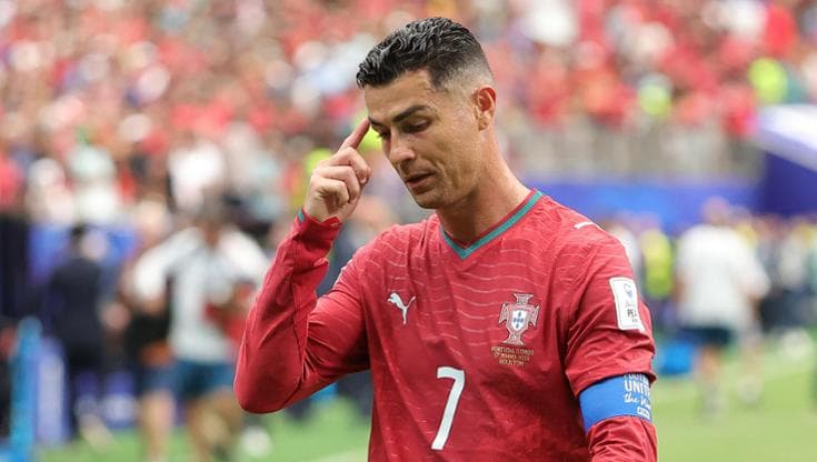 La delusione di Cristiano Ronaldo