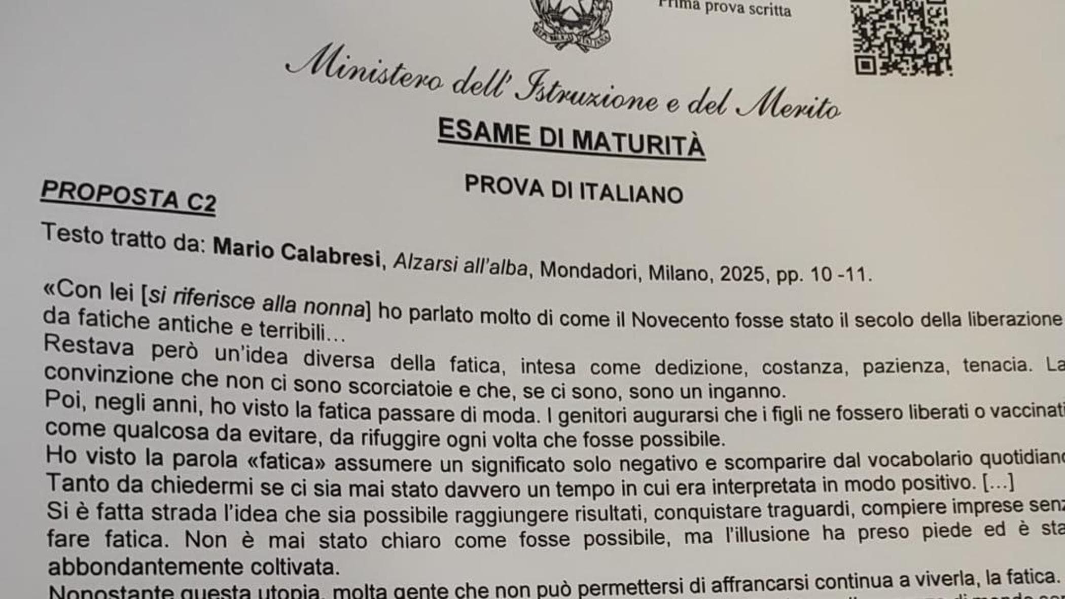 maturit224 2026 via alla prima prova tra le tracce calabresi pavese e gli adultescenti di furedi da Repubblica.it maturit224 2026 via alla prima prova tra le tracce calabresi pavese e gli adultescenti di furedi
