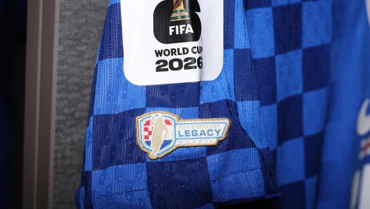 La patch 'Legacy' sulla maglia di Modric