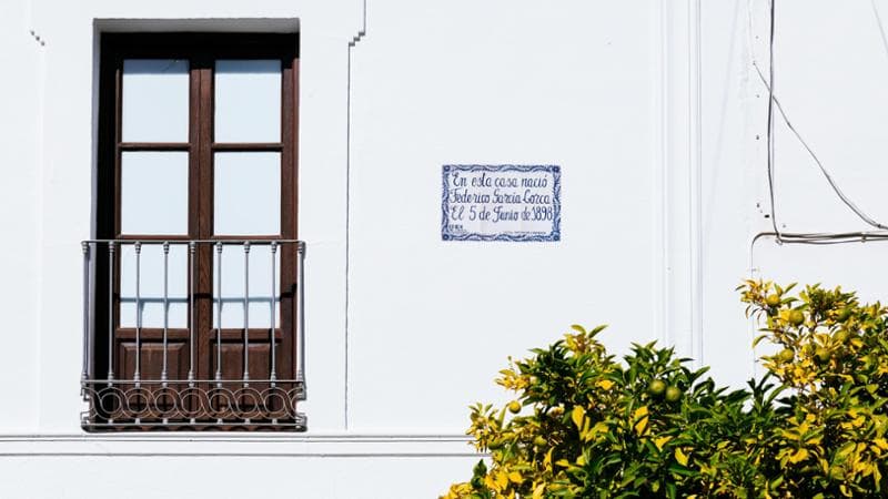 La casa natale di Federico García Lorca a Fuente Vaqueros, in Andalusia. (Alamy)