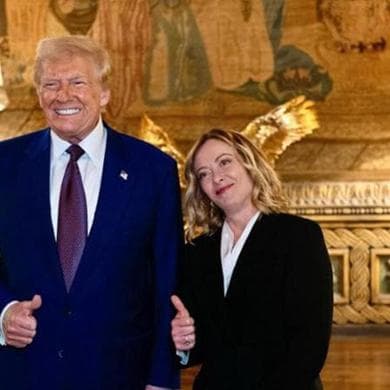 Donald Trump e Giorgia Meloni