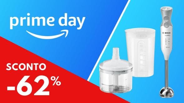 Frullatore a immersione Bosch al -62%: l'offerta imperdibile con il Prime Day