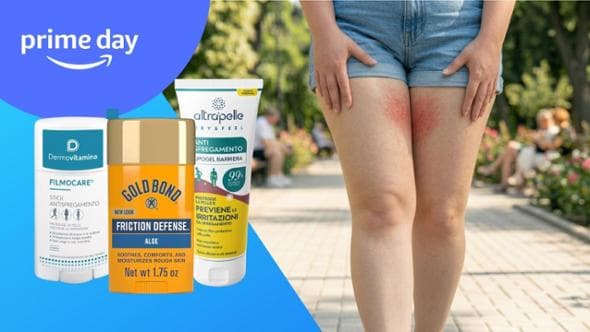 Sfregamento cosce: i migliori prodotti per evitare irritazioni in saldo al Prime Day