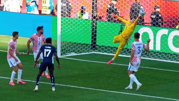 Una parata di Livakovic