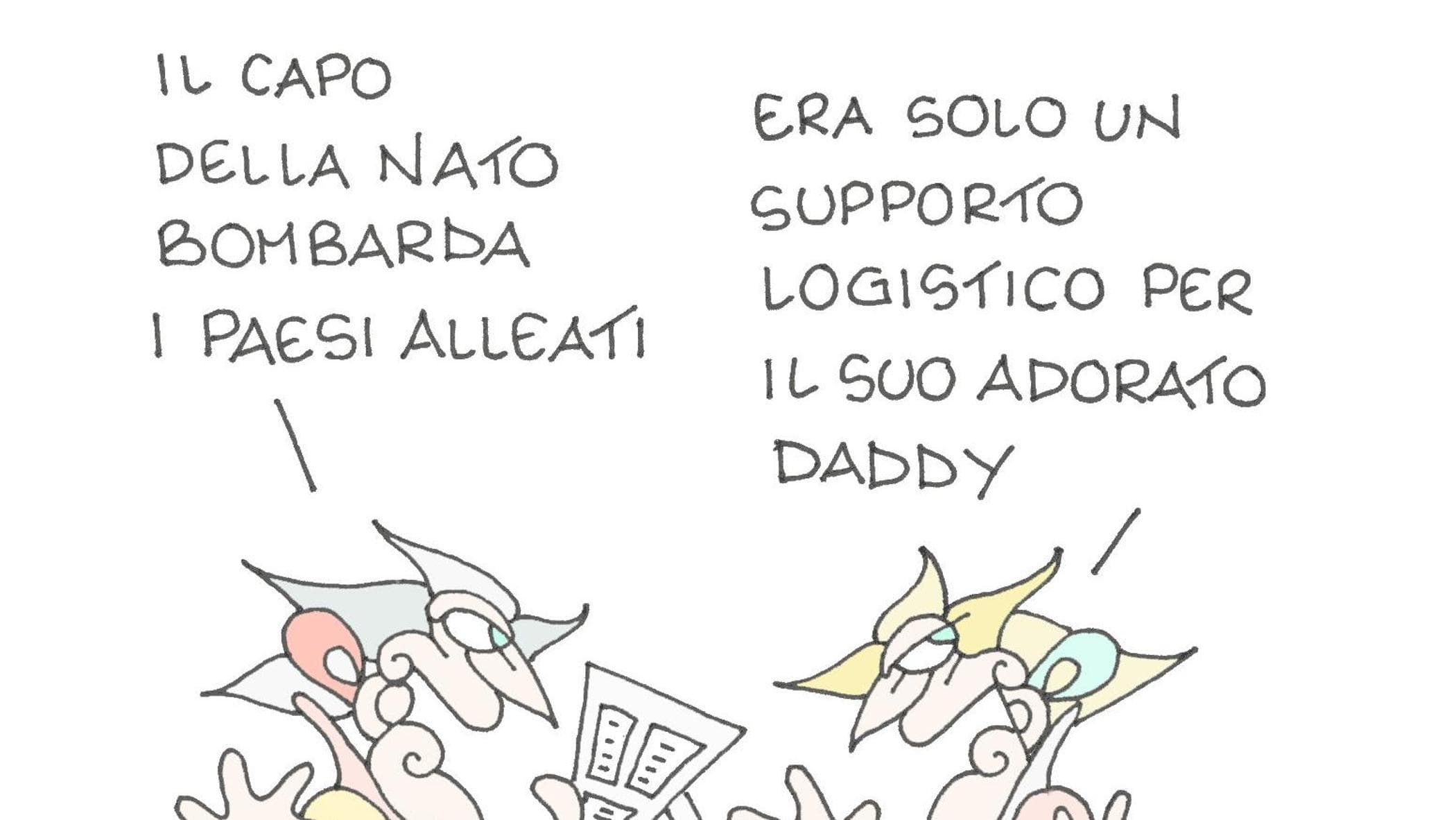 La vignetta di Ellekappa