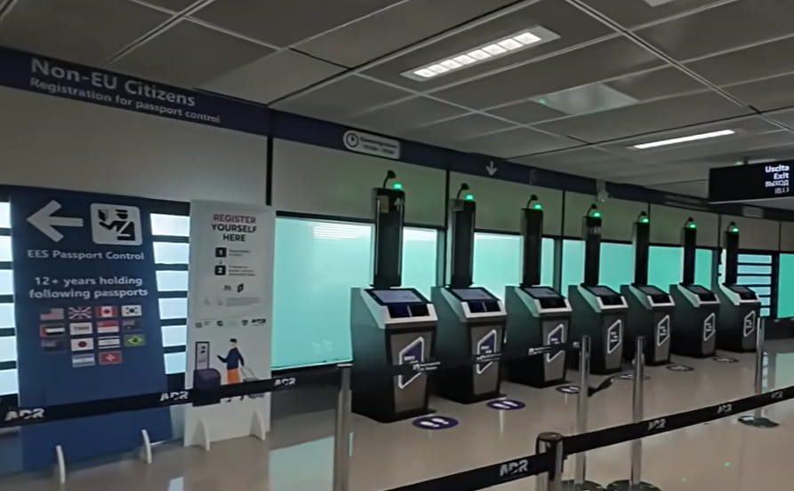 Roma Fiumicino, le postazioni per i controlli