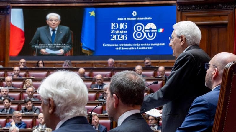 Anteprima: Mattarella celebra la Costituente: “Con il fascismo unità a rischio”
