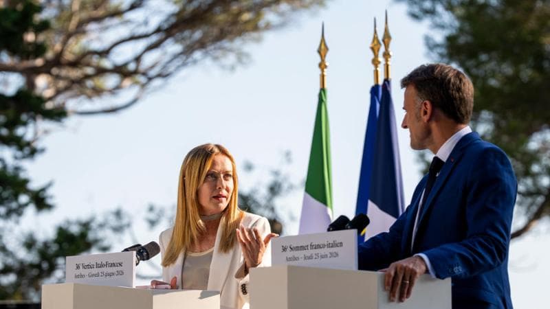 Anteprima: Macron: “Io e Meloni? Più nulla di glaciale”. Ma lei punge su Le Pen